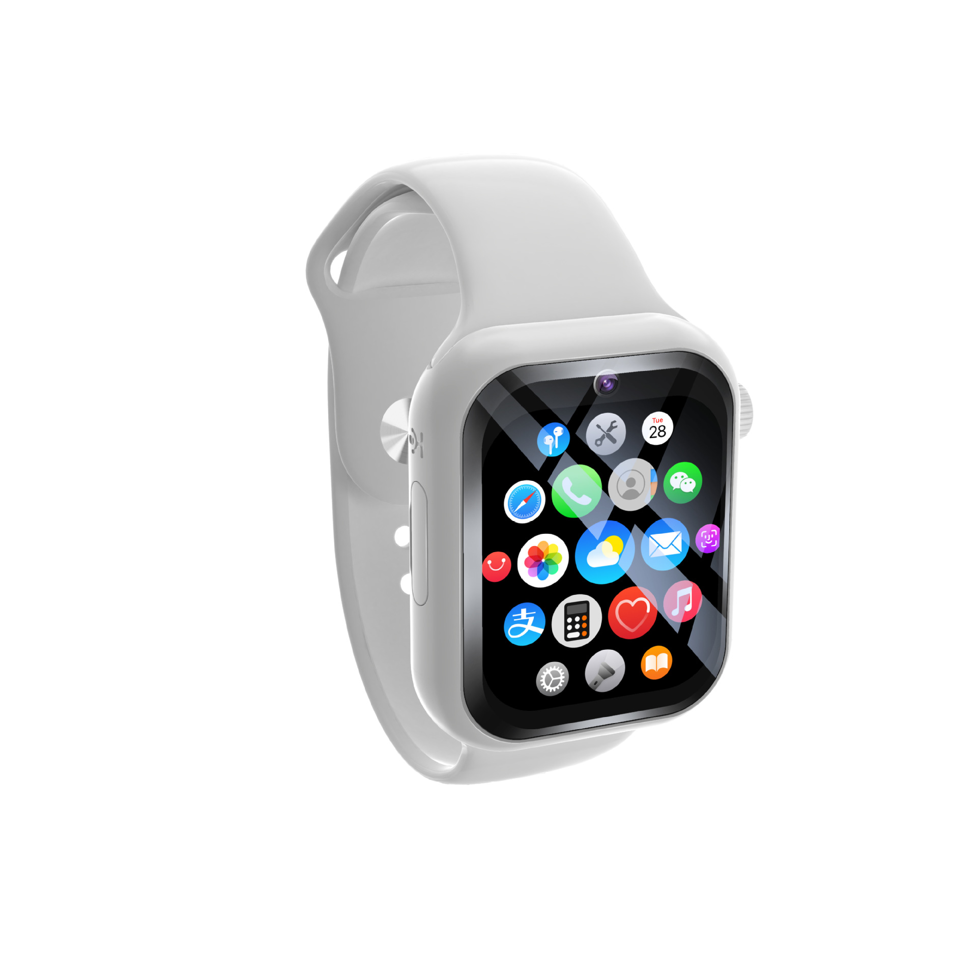 W57 распознавание лиц, Alipay позиционирование, двойная камера, смс, Qqnfc телефон, умные часы, смарт-позиционирование