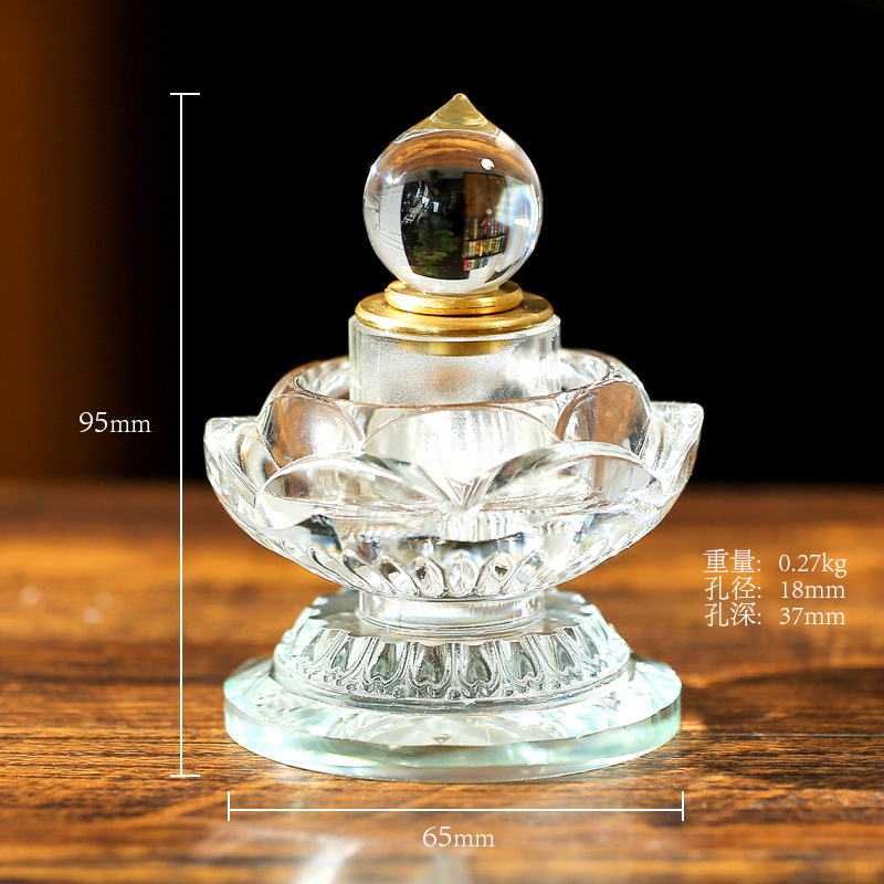 Crystal Shirira Tower Pack Saffron for Shirira Zi Ganlu Pills Bodhi Tower Ornaments Treasure Boxes Printed Darani Sutra Pagoda