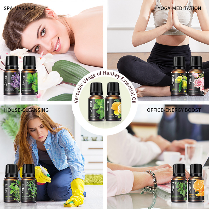 Cross-Border Full English Massage Essential Oil Massage Spa Body Oil Ginger Massage Oil Lavender Plant Essential Oil Wholesale