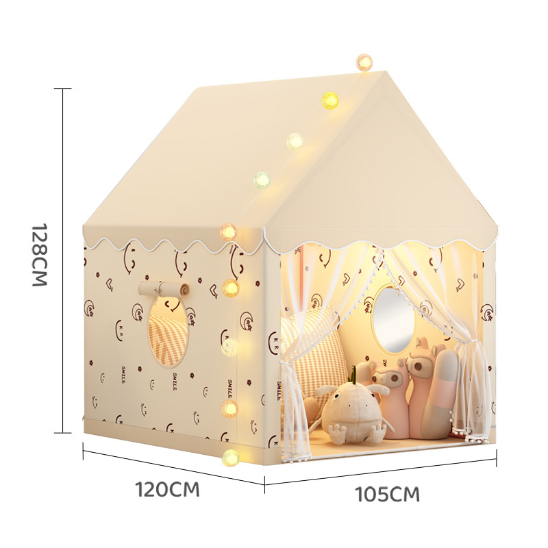 Children's Tent Indoor Girls Boys Castle Small House Dollhouse Princess Dream Bed Game Secret Base