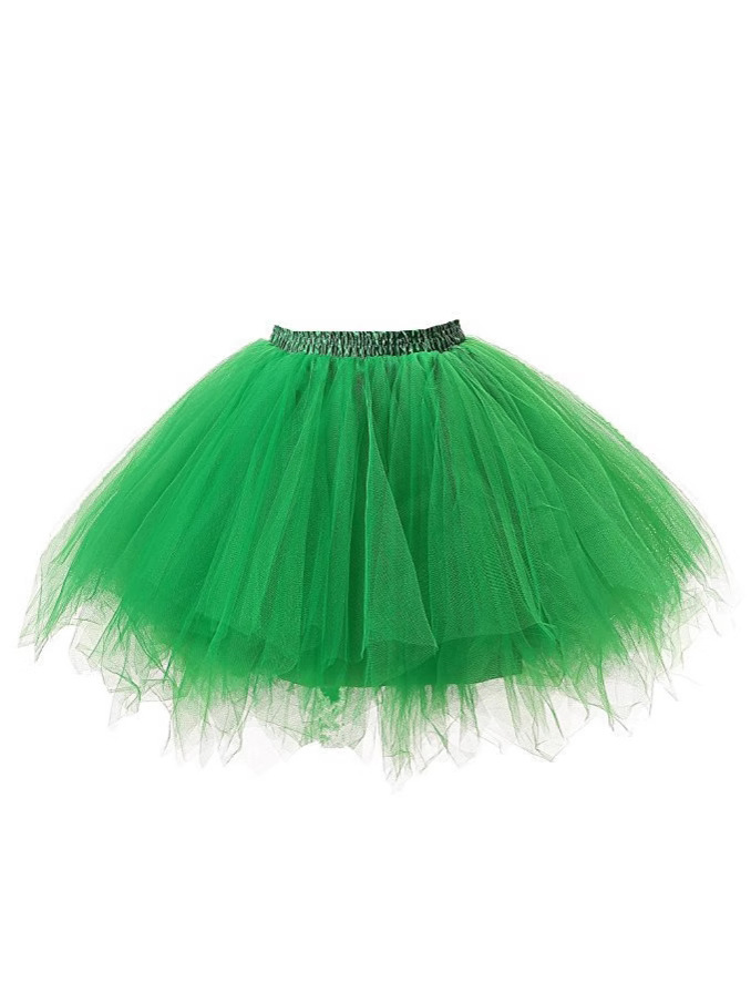 New European and American Candy Color Multicolor Boneless Skirt Photo Studio Wedding Dress Photography Half-length Skirt Colorful Pirate