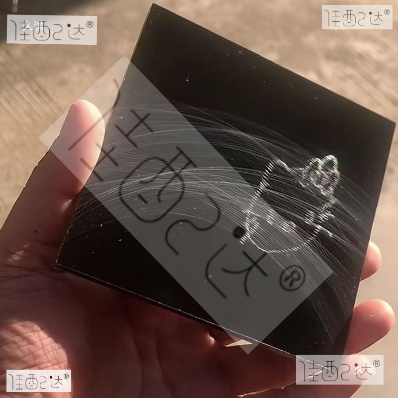 Black acrylic plate mirror glass plate reflection panel scratch holographic fish tank background plate