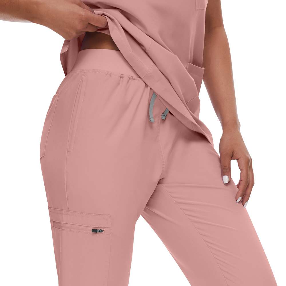 Amazon cross-border operating room short-sleeved hand-washing clothing female skin management nurse clothing surgeon isolation clothing work clothes