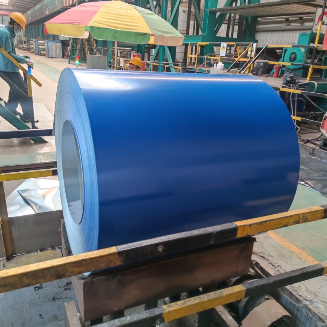 Color Steel Coil Color Coated Sheet Galvanized Coil Multicolor Color Steel Color Coated Coil Strip Film Coating Kaiping Punching Color Coated Aluminum Coil