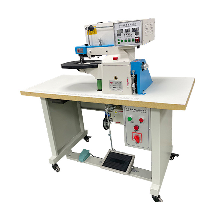 Full-automatic computer gluing folding machine notebook folding machine leather folding machine luggage folding machine vamp folding machine