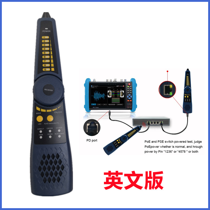 WANGLU английский локатор IPC-5200C IPC-9800MOVTADHS Plus трассировщик кабеля