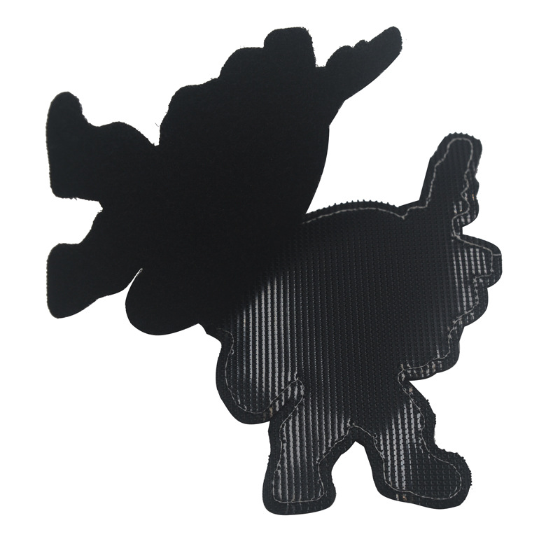 BACK HAND Copyright Military Tactical Bear Armband Velcro Chapter Shark Warrior Morale Chapter Vest Sticker Chapter