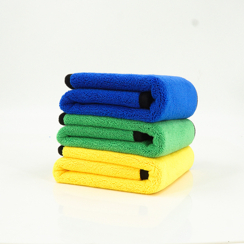 Coral Fleece 900g Car Cleaning Towel, Double-Sided, Household Absorbent Fiber, Car Washing and Cleaning Towel, Quick-Drying and Thickened