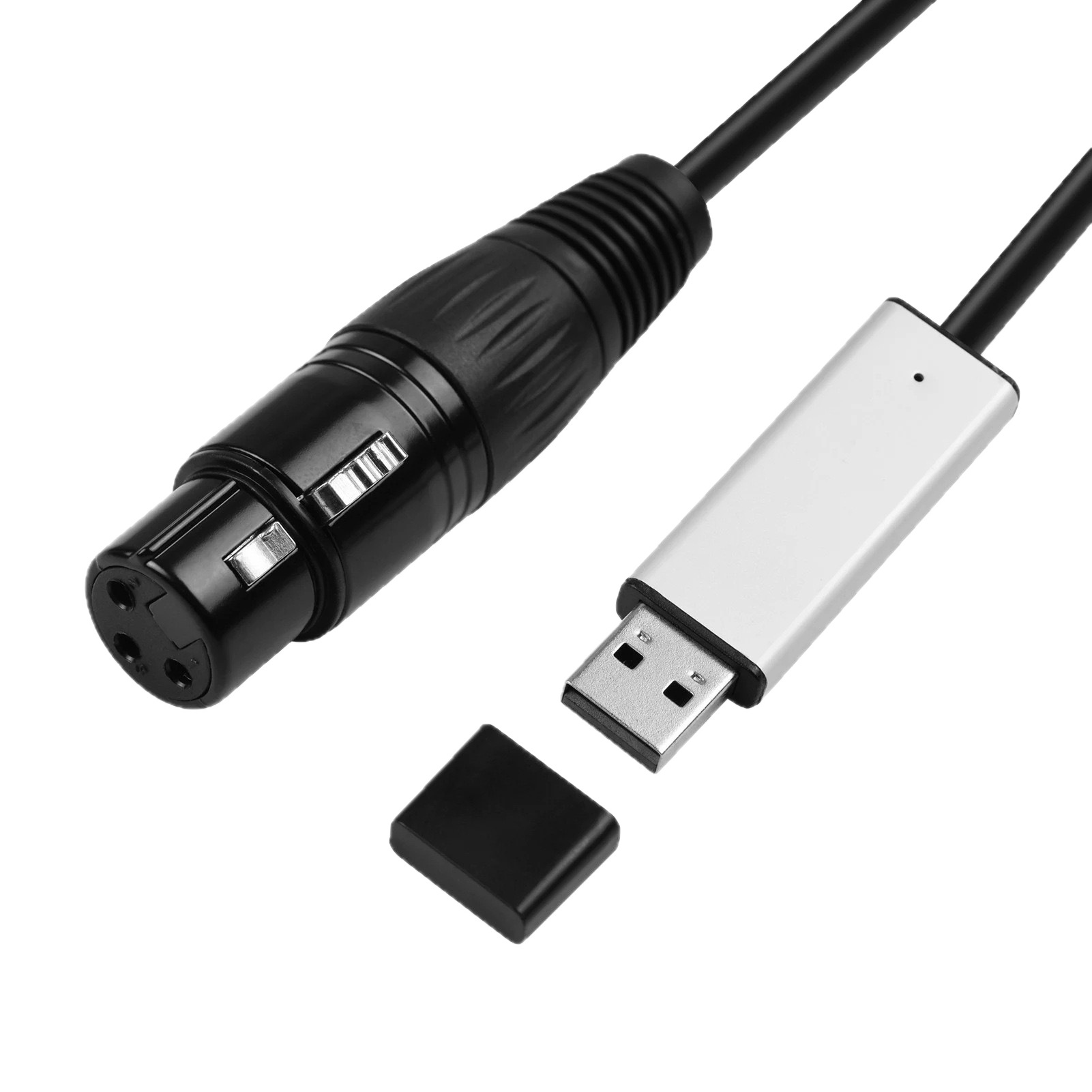 DMX512 control line uDMX stage lighting smoke machine configuration line Q-light Freestyler adapter line