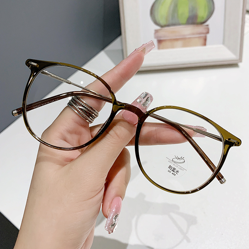 Книга о Красной Шапочке с круглыми очками TR ретро, легкие очки для студентов, рамка для близорукости 01243