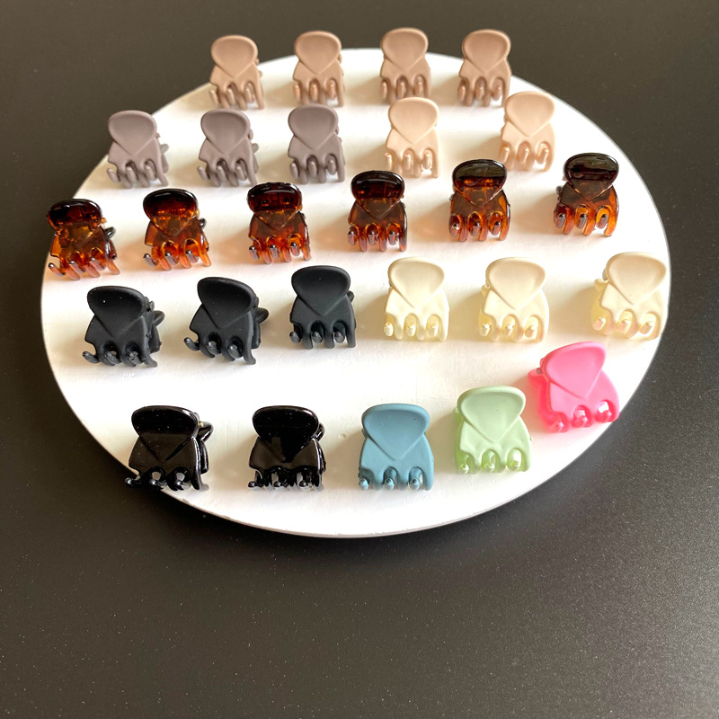 1.5cm Mini Small Grabber Cute Bangs Clip Broken Hairpin Princess Braided Hairpin Hairpin Top Clip Hair Accessories