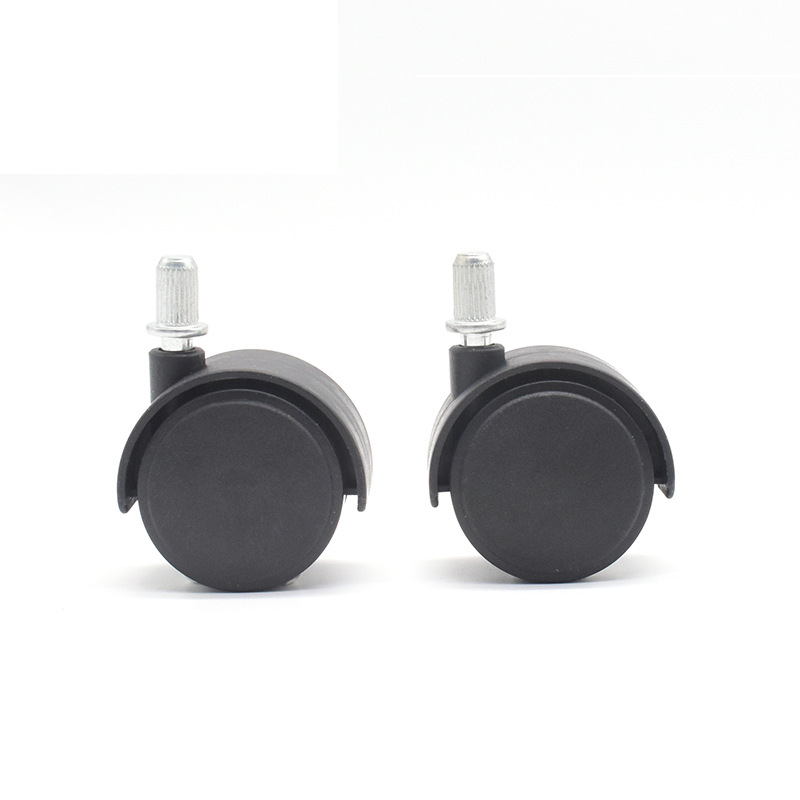 Manufacturers supply PP straight casters plastic storage cabinet casters, mobile air conditioning casters, rack universal wheels