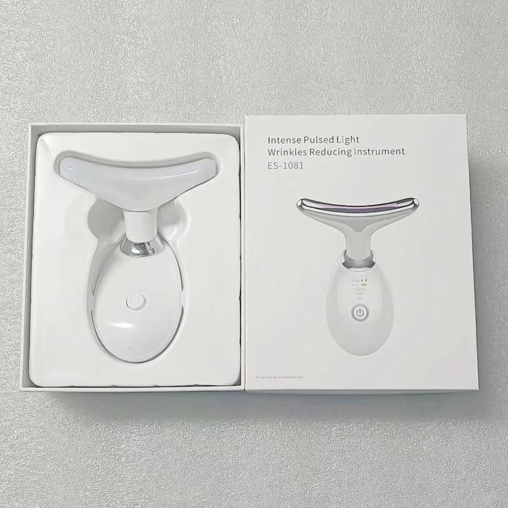 Home Beauty Introduction Instrument Female Neck Wrinkle Instrument Photon Rejuvenation Facial Introduction Neck Protector Light Lines Neck Massager