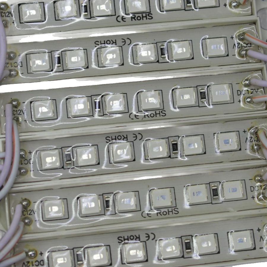 LED advertising module 6 lights 5054 waterproof module led waterproof module injection molding module highlight module