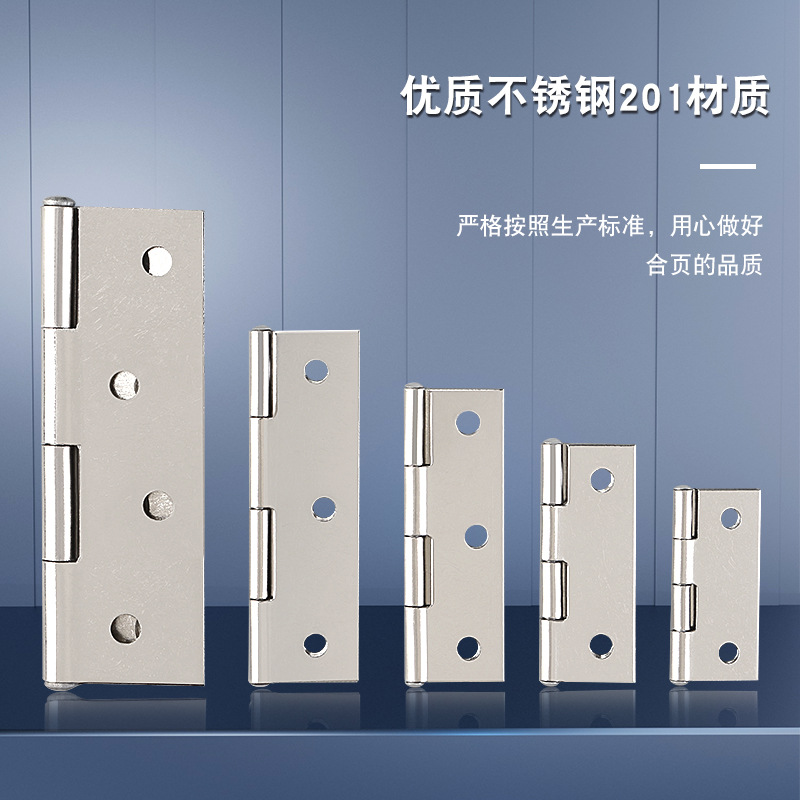 Stainless Steel Hinge 1 Inch 1.5 Inch 2 Inch 2.5 Inch 3inch 4inch Door and Window Hinge Picture Frame Flat Opening Mini Small Hinge