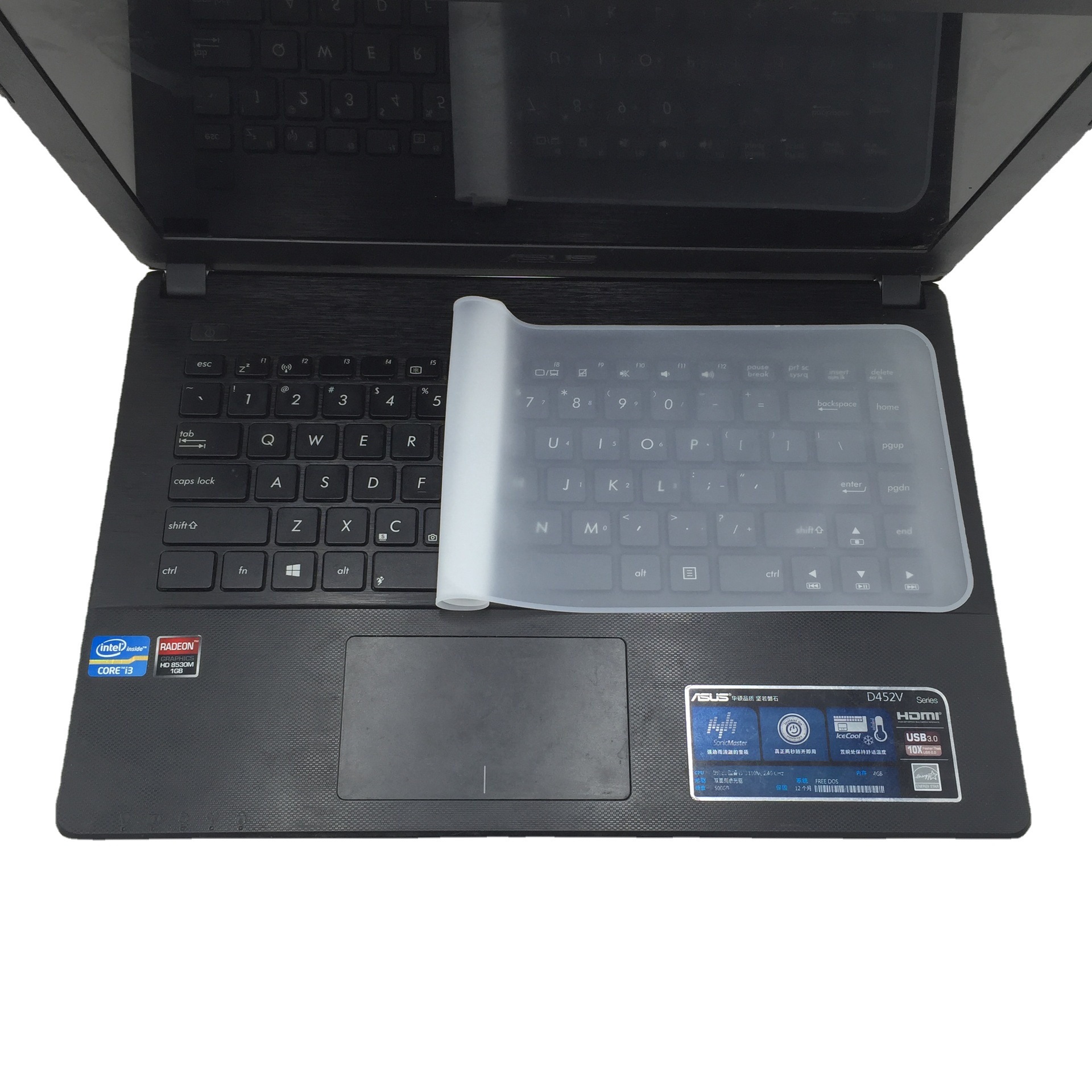Laptop keyboard Universal film silicone 10 inch/12 inch/14 inch/15 inch keyboard protective film notebook film