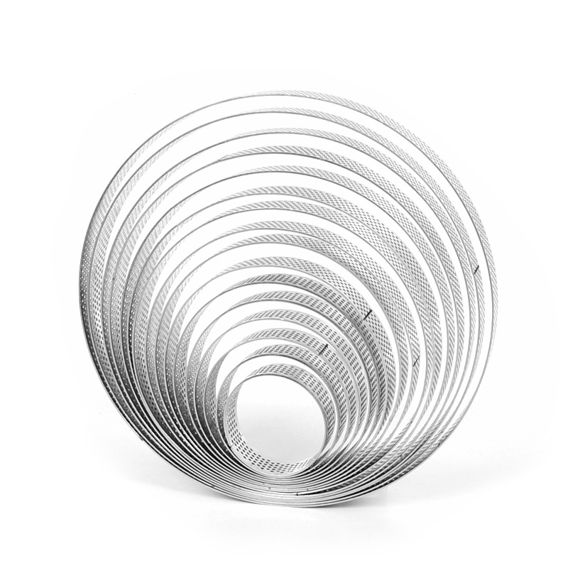 Круглая форма из нержавеющей стали 304, форма для пирога, круглая форма для риса