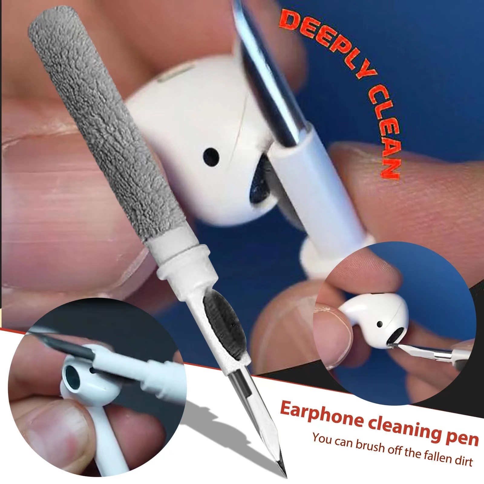 Steel Nib Wholesale 18.5 Small Cylindrical Nib Small Bag Tip Dark Tip Multifunctional Earplugs Dust Removal Cleaning Nib