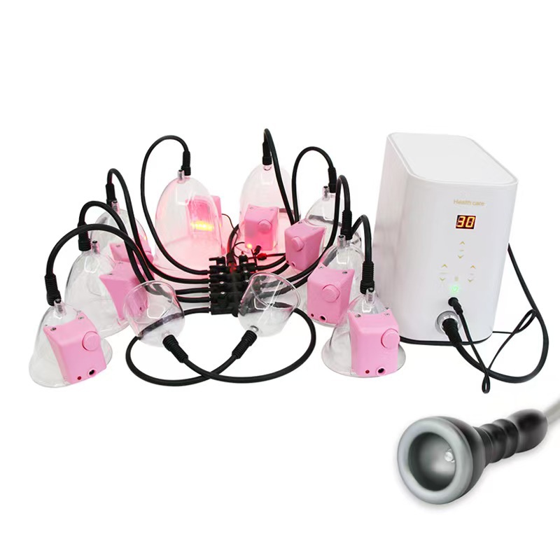 New Negative Pressure Vacuum Breast Beauty Instrument Physiotherapy Instrument Shaping Butt Lift Chest Care Instrument Chest Massager