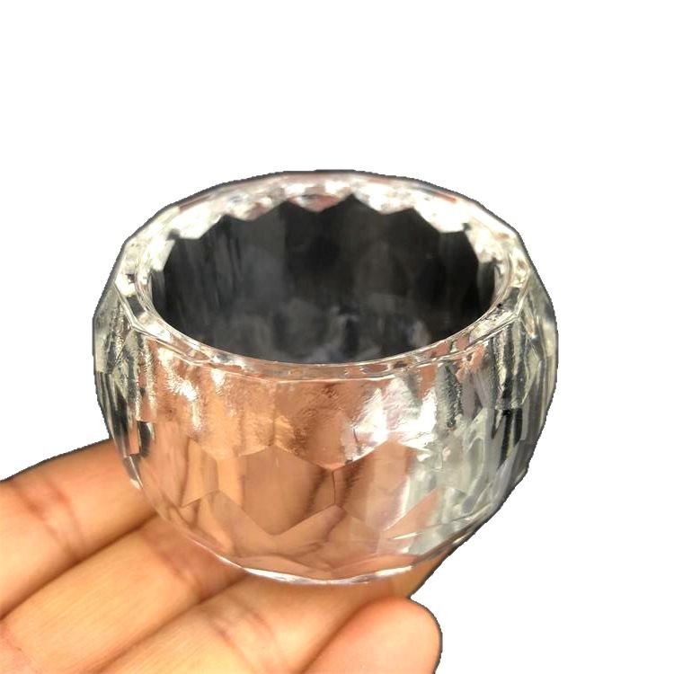 Crystal Cup Flat 6cm Fortune Tree Base Accessories Beauty Makeup Nail Beauty Plus Essential Oil Perfume Ornaments