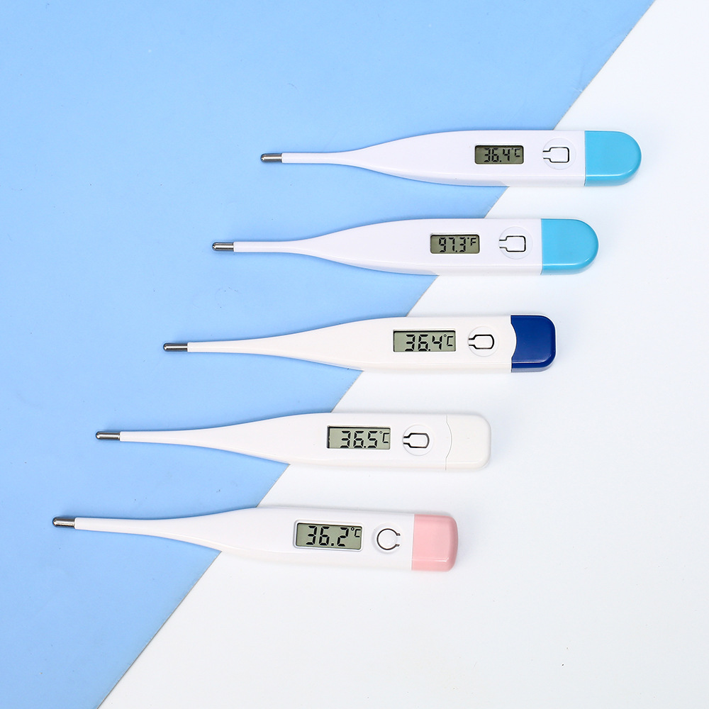 Foreign Trade Hard-Head Soft-Head Digital Thermometer Adult Armpit Digital Thermometer Baby Baby Oral Thermometer