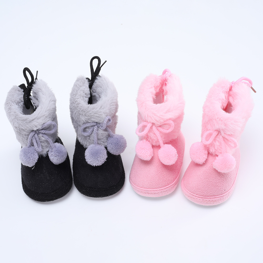 2022 autumn and winter New baby shoes 0-1 years old non-slip soft bottom toddler shoes 3-5-7-9 months baby shoes cotton shoes