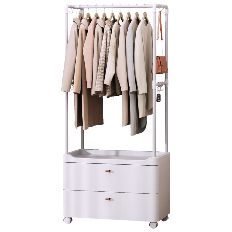 Household bedroom Bag Hanger clothes rack corner multi-functional coat rack floor hanger storage cabinet