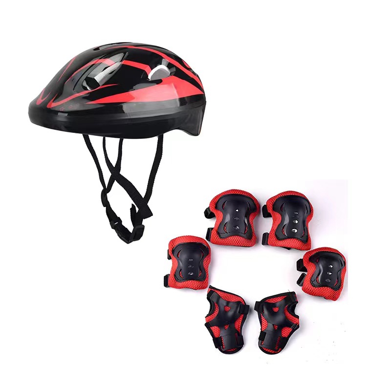 Cycling Skateboard Helmet for Adults and Children, Roller Skates, Balance Car, Adjustable Head Circumference, Safety Protective Gear Set, Wear-Resistant