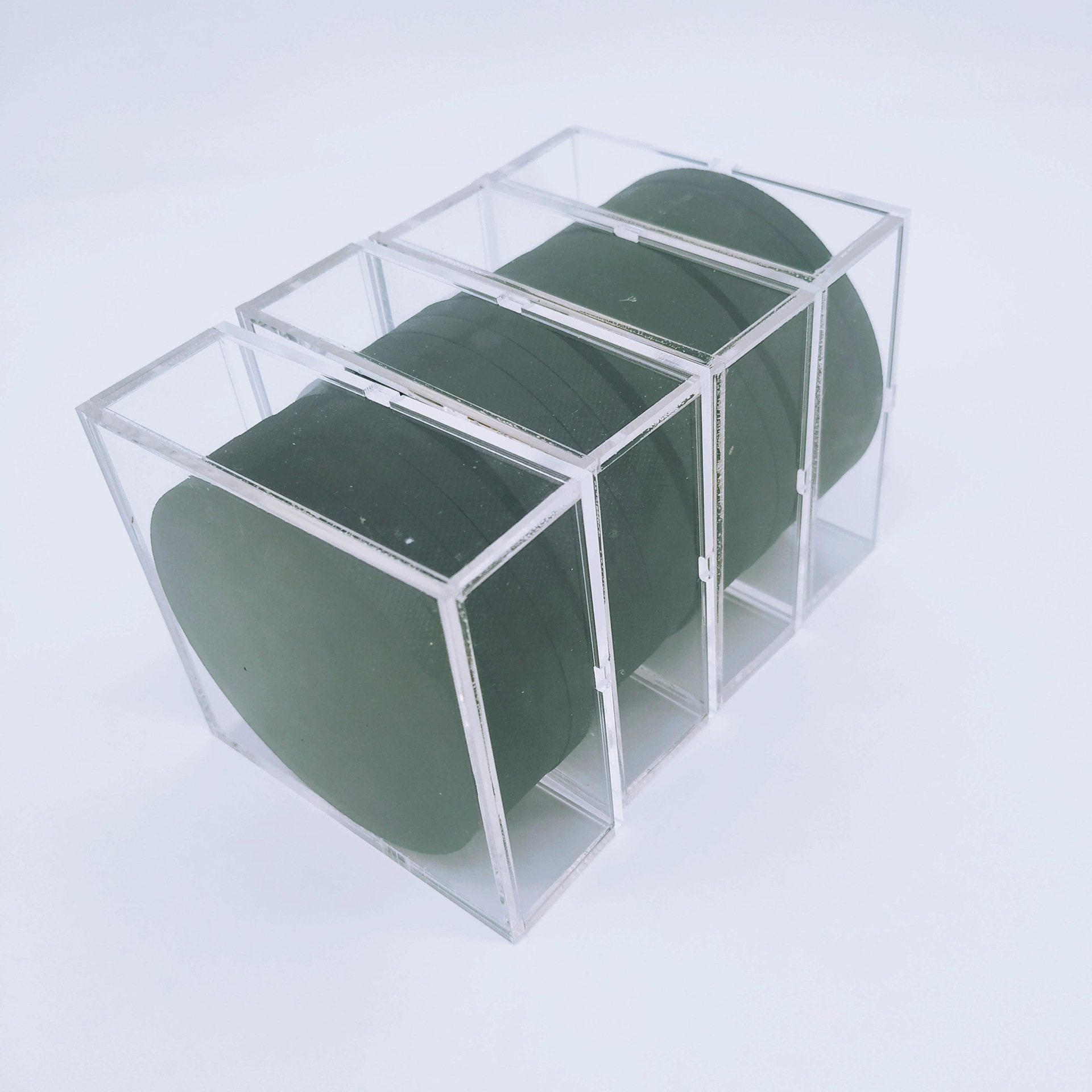 Hockey Rubber Ice Ball Special Acrylic Box Collection Souvenir Hockey Transparent Box Display Box Mini