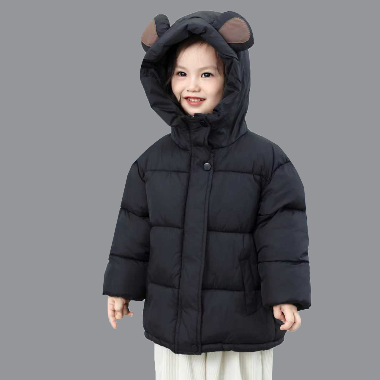 Boys' Winter Cotton Coat 2025 New Korean Version Children's Cartoon Fleece down Cotton Jacket Children's Thickened Cotton-Padded Jacket