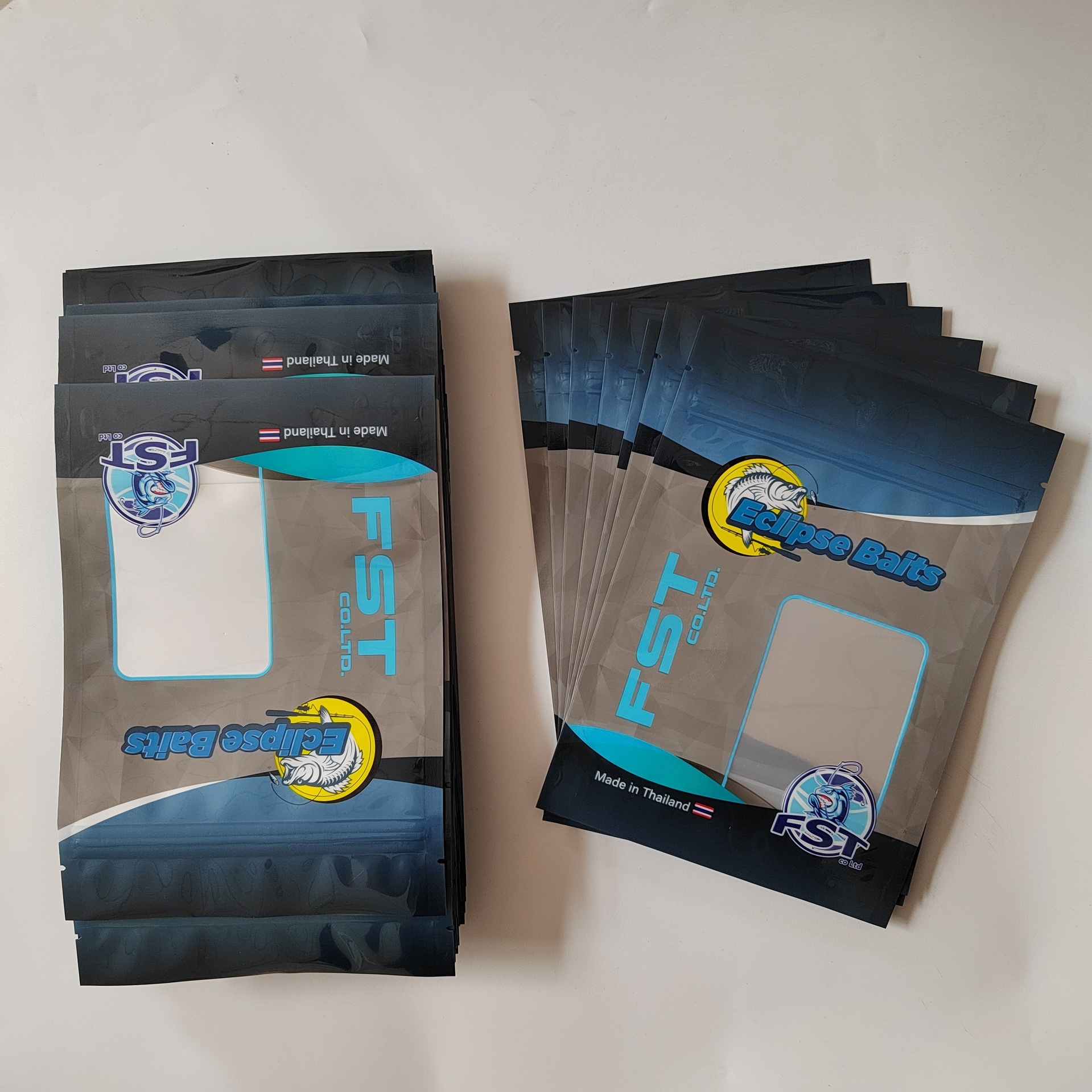 Production and processing of bait packaging bags fish bait feed sealed bags fish feed self-sealing bags plastic bags can be printed LOGO