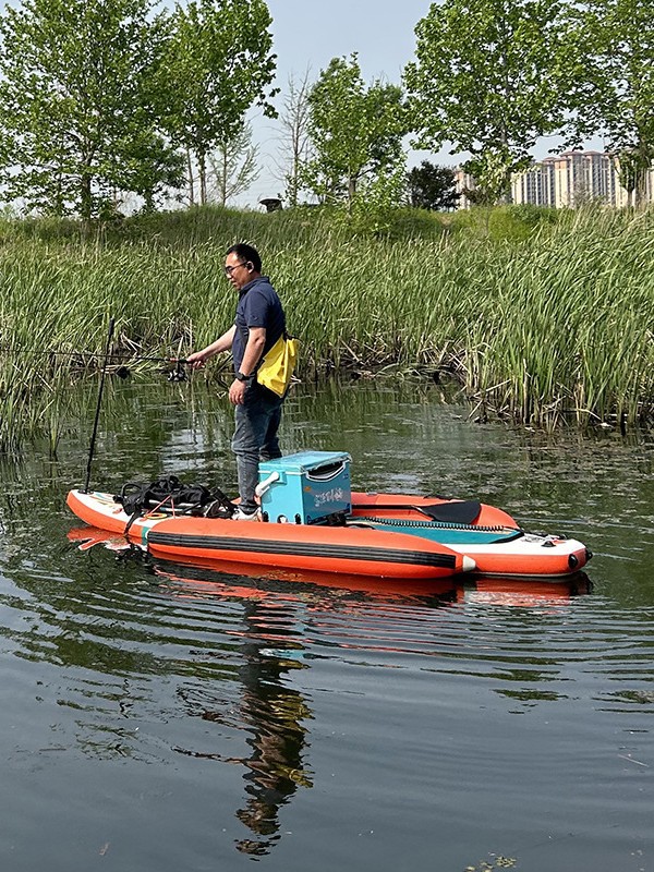 Sup Paddle Board Inflatable Paddle Surfboard Anti-Rollover Fishing Paddle Board Boat Balance Air Bag Board Family Multi-Person Water Skiing