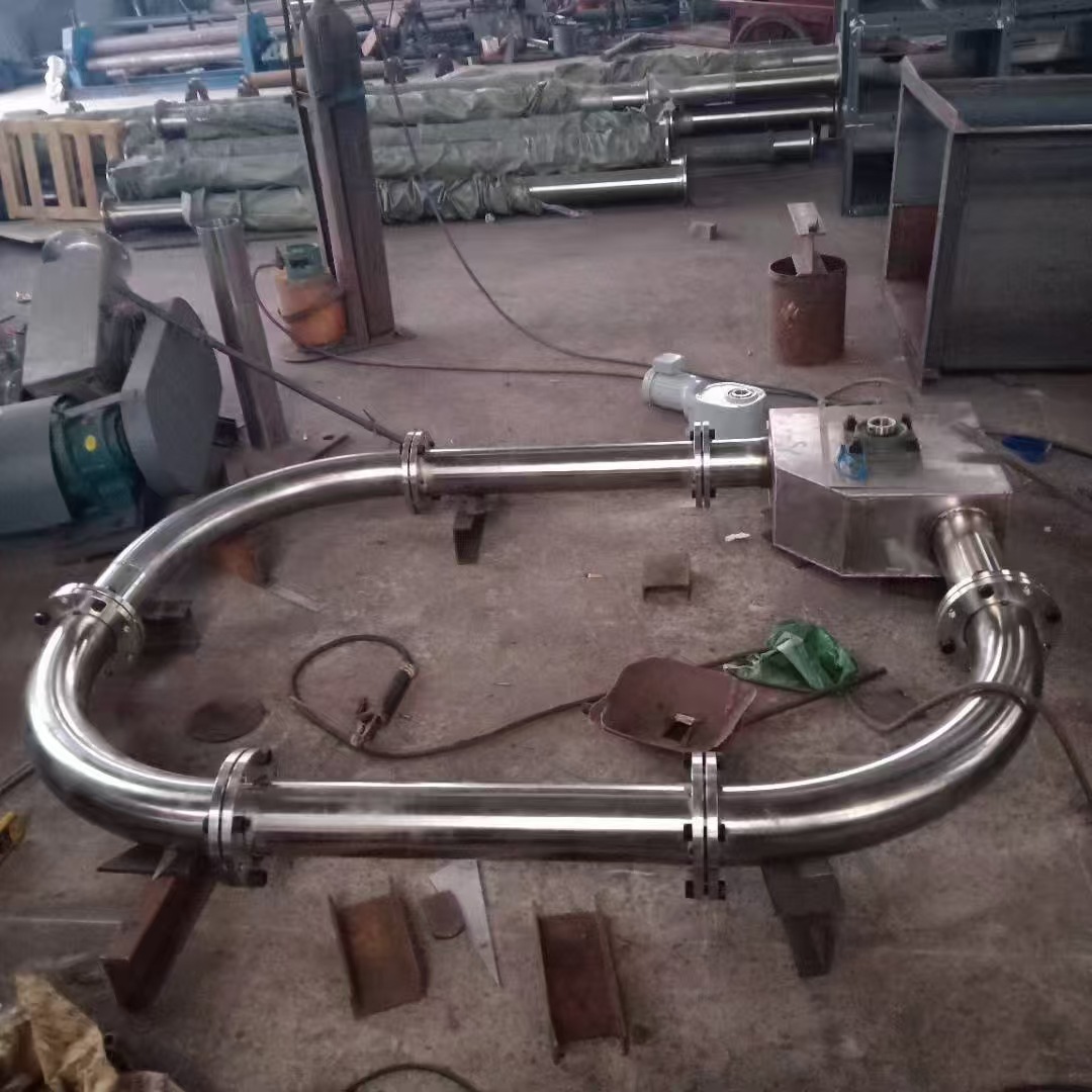 Tube Chain Conveyor O Type Tube Conveyor Tube Chain Conveyor Supply Automated Mechanical Equipment