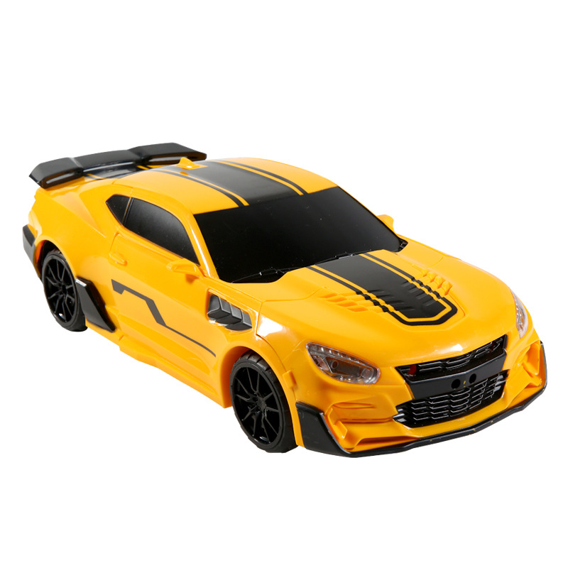 Large Electric Cool Gesture Induction Deformation Remote Control Car King Kong Bumblebee Robot Boy Racing Toy