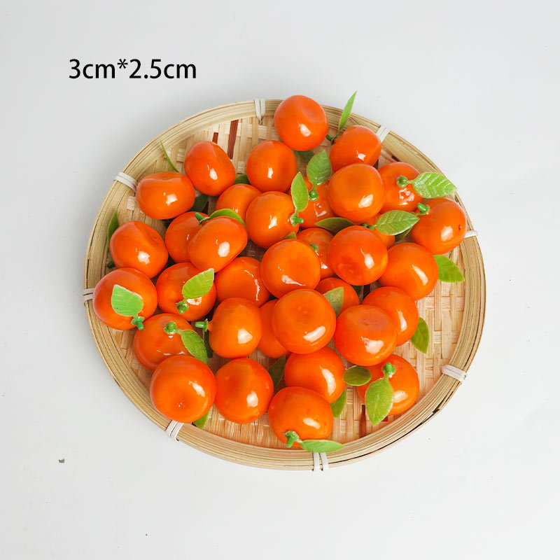 Simulation Bubble Mini Apple Orange Model Simulation Fruit Vegetable suit Fake Fruit Props Decoration Accessories