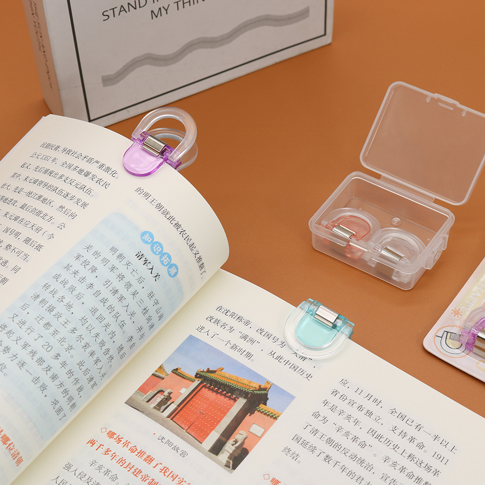 Прозрачный цветной универсальный зажим, зажим для бумаги, зажим для хранения