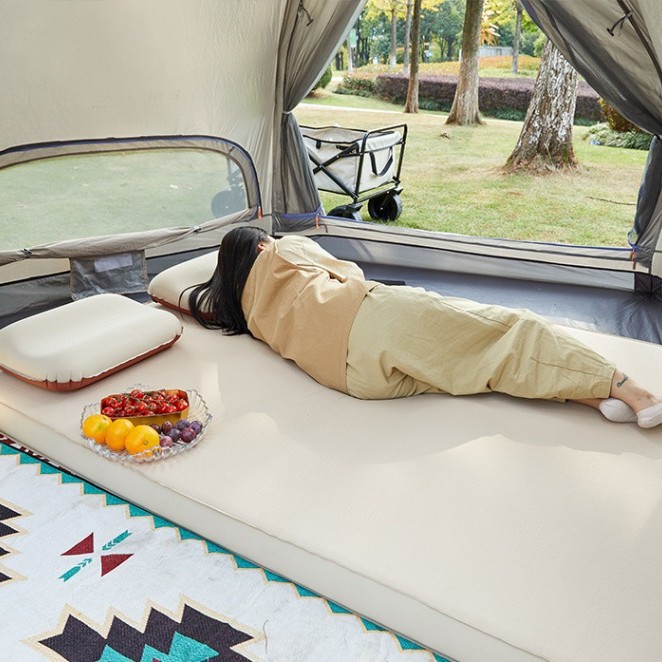 Надувной мат для кемпинга, легкий, влагонепроницаемый, двойной