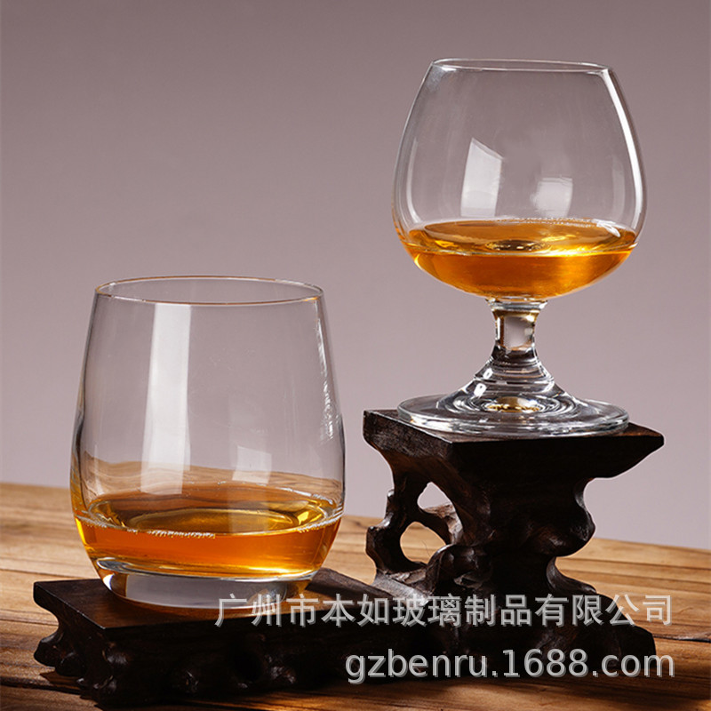 Egg-shaped Cup Tapered Trapezoid Diamond Cup Crystal Glass Whiskey Cup Electroplated Color Wine Cup Milk Tea Drinking Cup