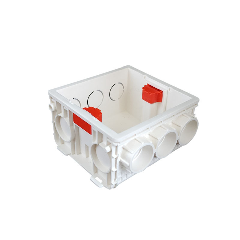 Fulimei Brand National Standard 3C with Certificate Junction Box with Built-In Lock Switch Bottom Box 86 Type Engineering Special Concealed Box