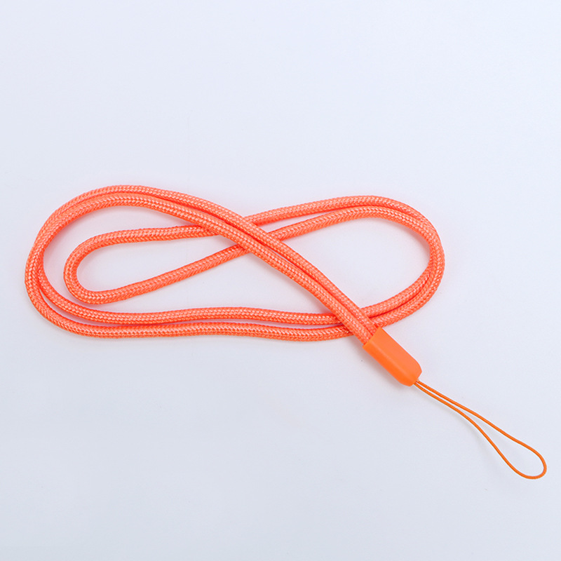 3.0mm round nylon braided fan lanyard long mobile phone lanyard toy lanyard 13 color in stock batch