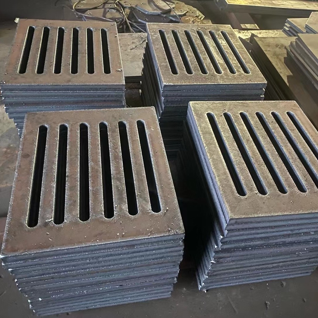 Q235 Steel Plate Laser Cutting, Shearing, Bending, Punching, Welding, Medium and Thick Plate Flat Cutting, Zero-Preembedded Parts, Steel Structure Special-Shaped Processing