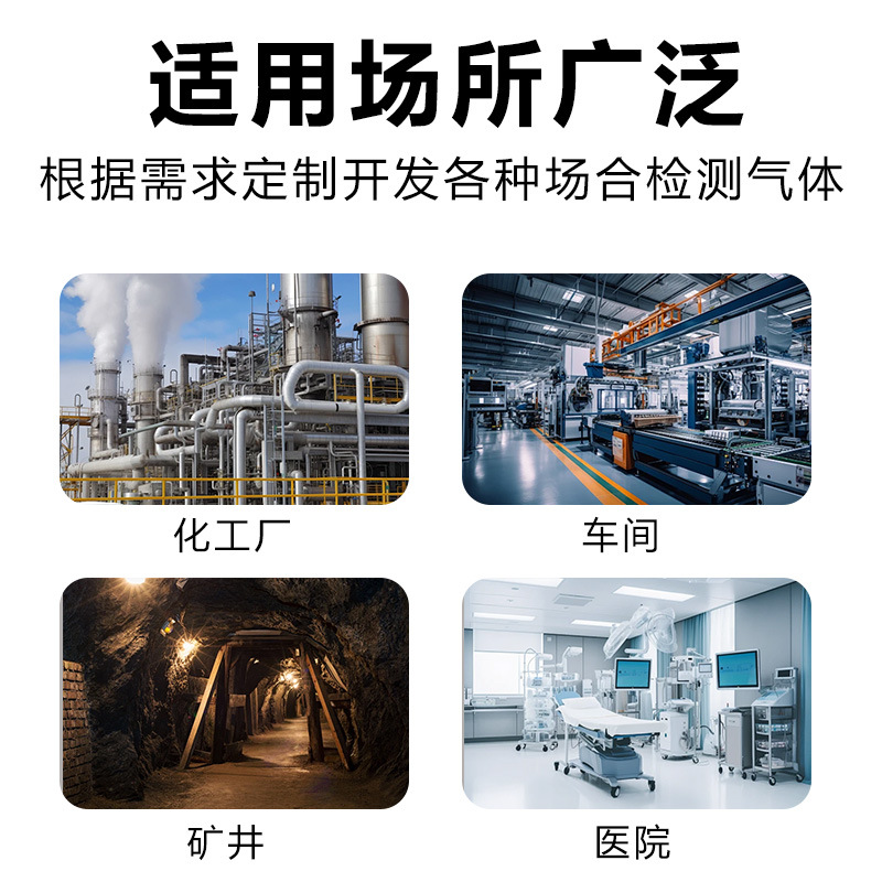 Wall-Mounted Carbon Monoxide Transmitter High-Precision Co Gas Concentration Detector Ay-300-Co Wangzi Shell