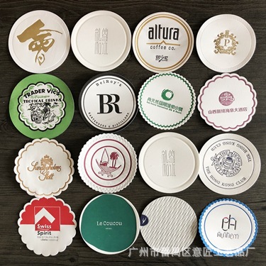 Одноразовые подставки для стаканов, 4+1, с восковым дном, с возможностью печати логотипа