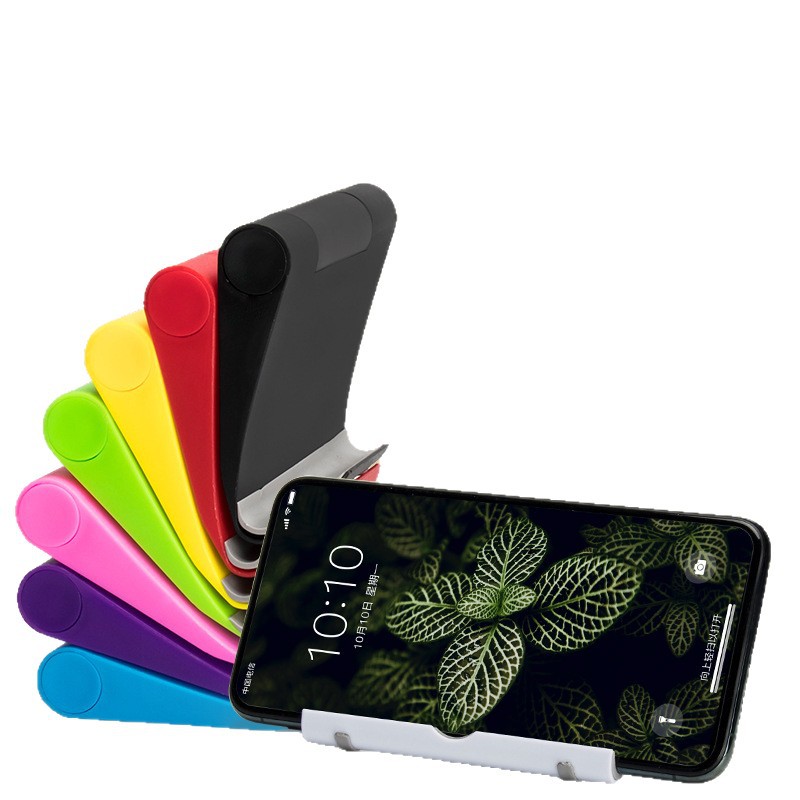 Desktop Lazy Mobile Phone Bracket Multi-angle Rotating Bracket Tablet PC Bracket Folding Portable Printable LOGO