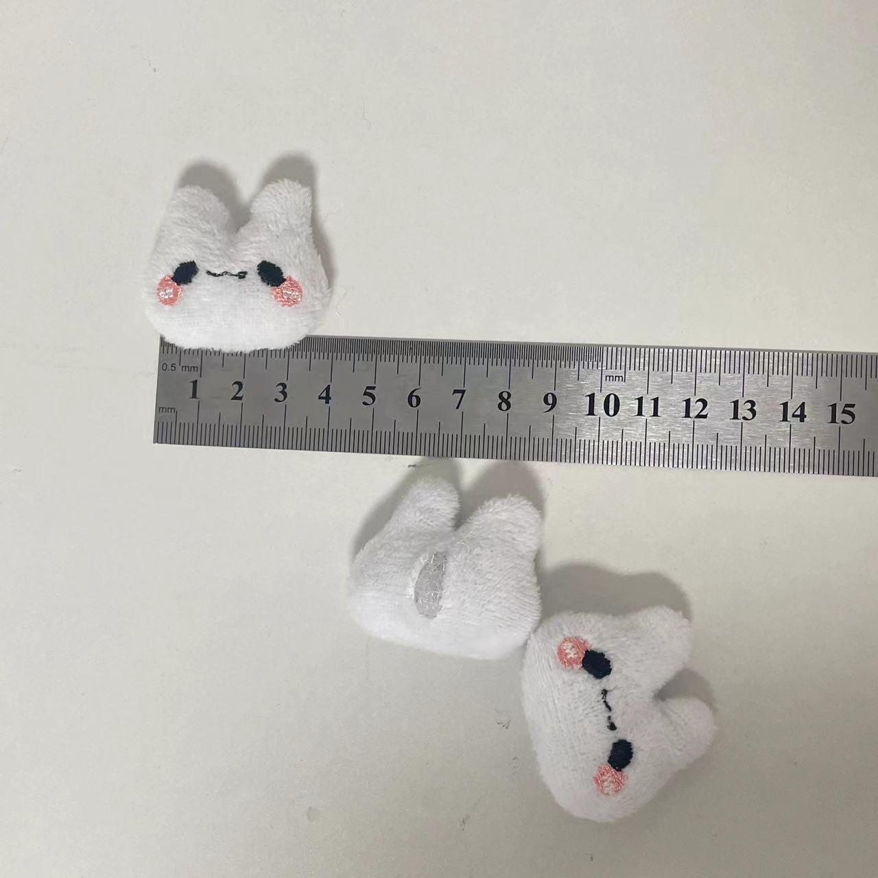 Creative Cute Little Long-eared Rabbit Cute Accessories Kidsren's Shoes and Socks Decoration Girl's Heart Hairpin Headband Hairband Accessories