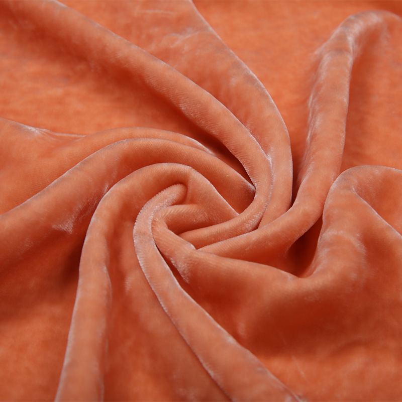 Factory Wholesale Woven 65111 Silk Mulberry Silk Georgette Velvet Fabric Nightgown Dress Cheongsam Fabric