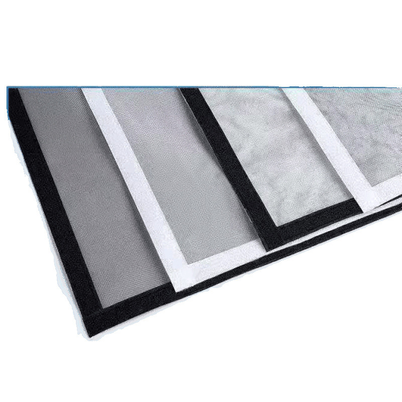 Summer Invisible Encrypted Anti-Mosquito Gauze Window Screen Suitable for Study Rooms, Bedroom Balconies, Black-Edged Gray Gauze and