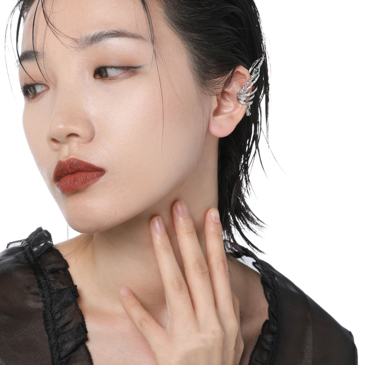 Ear Bone Clip Slytherin Snake Yard Girl Don’T Miss Pierced Ear Hooks Cross-Border Wholesale