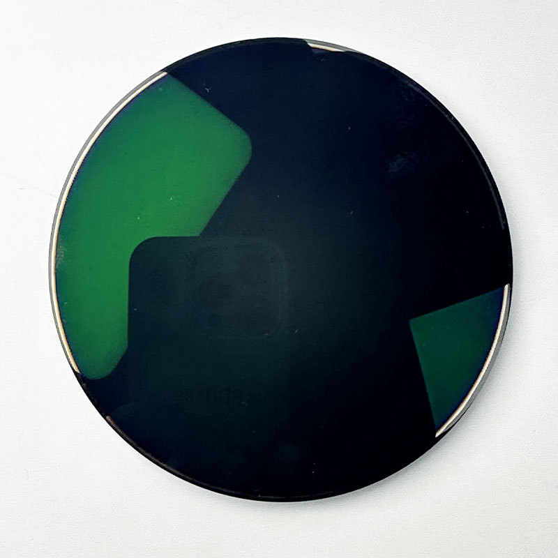 Wholesale 1.56 Photochromic Green Film/Anti-Blue Light Photochromic Blue Film Lenses Resin Myopia Hyperopia High Dispersion Eyeglass Lenses