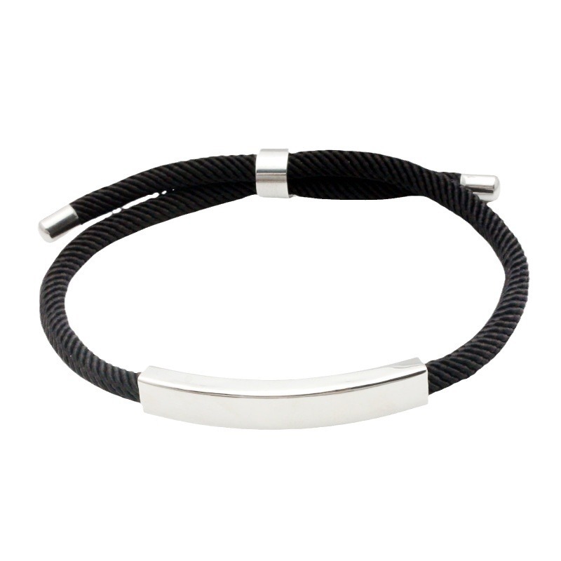 стеклянный браслет с вдохновляющей надписью, оптовая продажа из нержавеющей стали, кросс-бордерный браслет